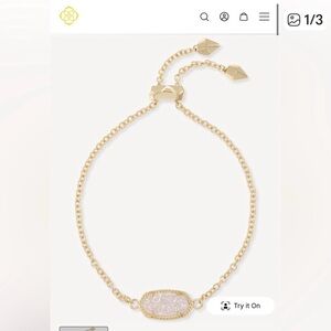 Kendra Scott Iridescent Drusy Slide Bracelet
